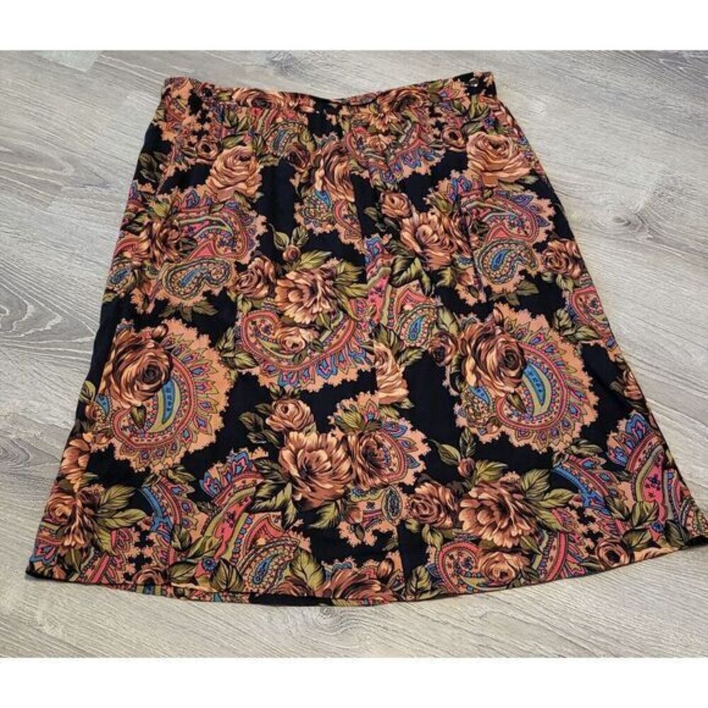 Unbranded Women's Paisley Skirt 36in Waist